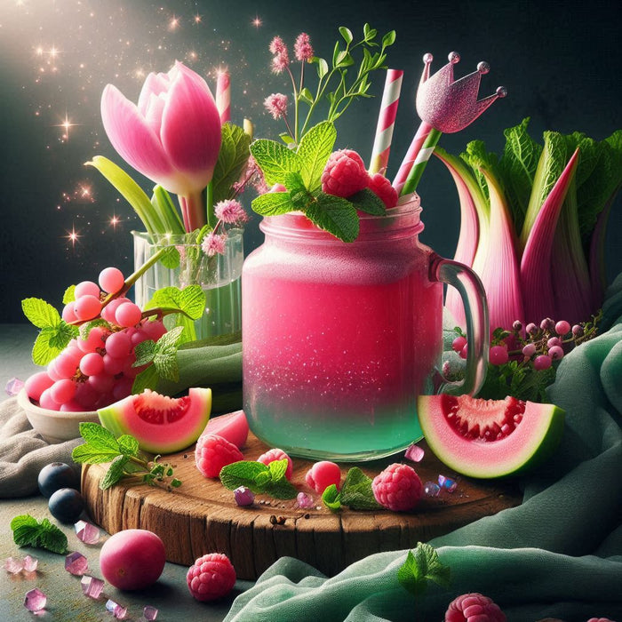 Fresh Mint & Rhubarb