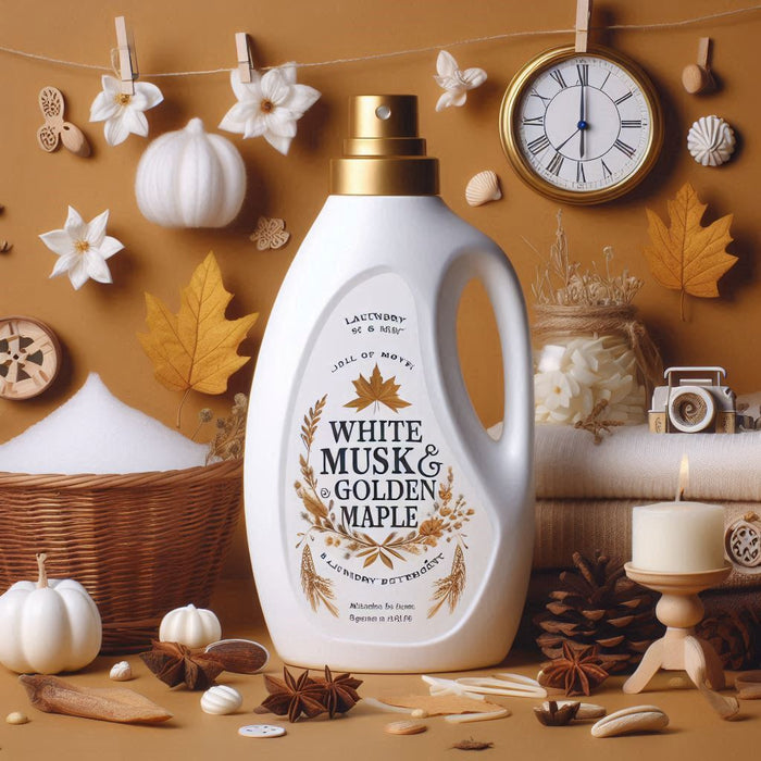 White mask and golden maple